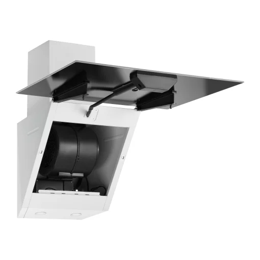 Витяжка Ardesto похила, 60см, 900м3ч,  скло, 2х1Вт LED, кнопкове, білий