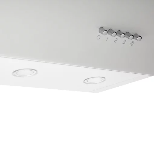 Витяжка Ardesto похила, 60см, 900м3ч,  скло, 2х1Вт LED, кнопкове, білий