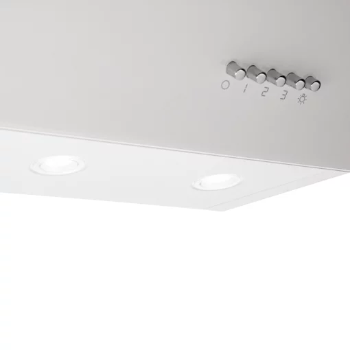 Витяжка Ardesto похила, 60см, 900м3ч,  скло, 2х1Вт LED, кнопкове, білий