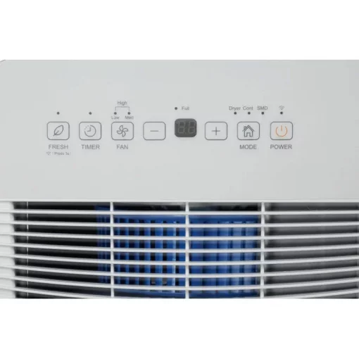 Осушувач повітря HYUNDAI HDH20UAWF 20л.на добу, 52м.кв , 160м3/год, 440Вт, дисплей, ел.кер-ня, Wi-Fi, таймер, авто вимк., білий