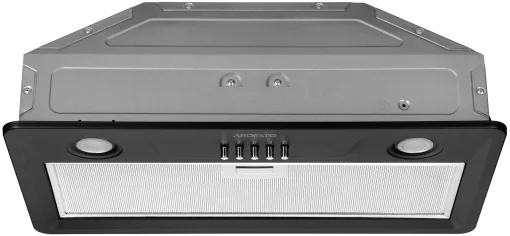 Витяжка Ardesto вбудована, 52см, 450м3ч, метал, 2х1Вт LED, кнопкове, чорний