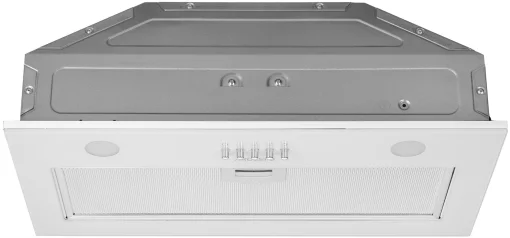 Витяжка Ardesto вбудована, 52см, 700м3ч, скло, 2х1Вт LED, кнопкове, білий