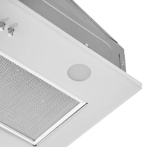 Витяжка Ardesto вбудована, 52см, 700м3ч, скло, 2х1Вт LED, кнопкове, білий