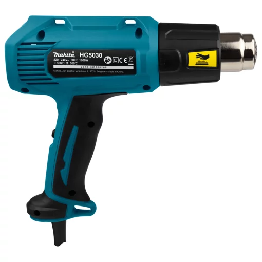 Фен будівельний Makita HG5030K 1600Вт 350/500°C 0.6кг