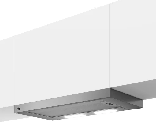 Витяжка Beko телескопічна, 60см, 483м.куб/год, нержавіюча сталь
