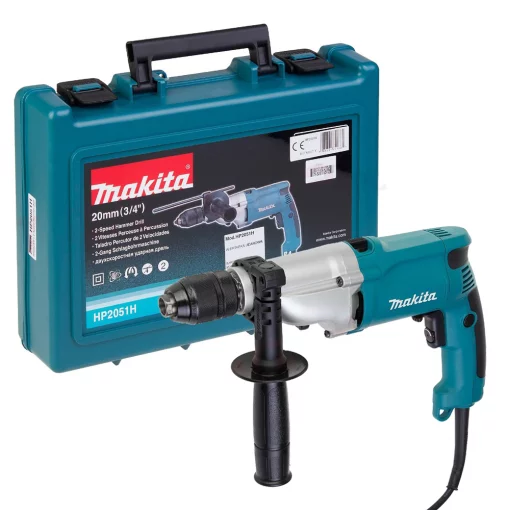 Дриль ударний Makita HP2051H 720Вт ШЗП 13мм 0-1200·2900об/хв 2.5кг