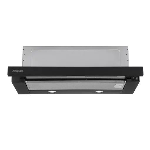 Витяжка Ardesto телескопічна, 60см, 450м3ч, метал, 2х1Вт LED, кнопкове, чорний