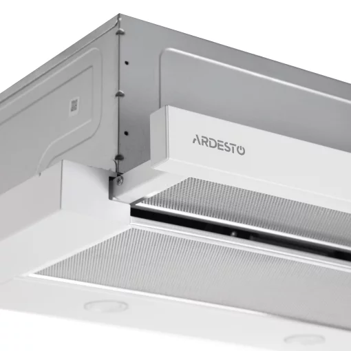 Витяжка Ardesto телескопічна, 60см, 700м3ч, метал, 2х1Вт LED, кнопкове, білий