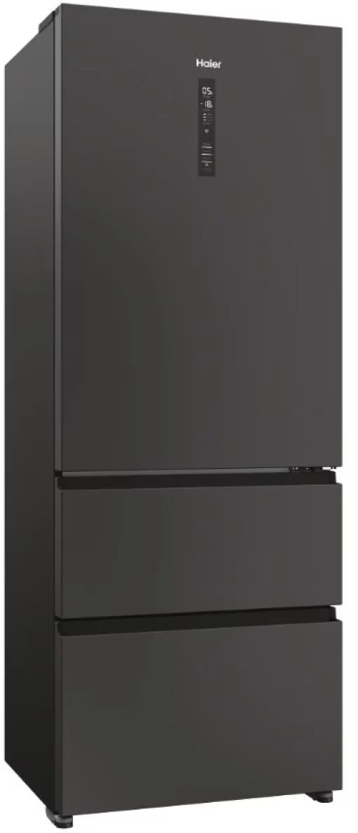 Холодильник Haier багатодверний, 190.5x70х64.8, холод.відд.-354л, мороз.відд.-174л, 3дв., А+, NF, інв., дисплей, зона нульова, чорний