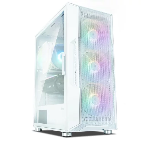 Корпус Zalman I3 Neo без БЖ, 1xUSB3.0, 2xUSB2.0, 4x120мм RGB, VGA 355мм, LCS ready, TG Side Panel, ATX, білий