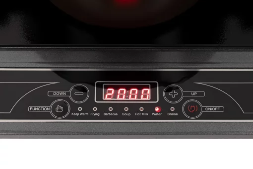 Плитка настільна Ardesto індукційна, конфорок - 1 на 2кВт, керування - сенсорне, таймер, чорний