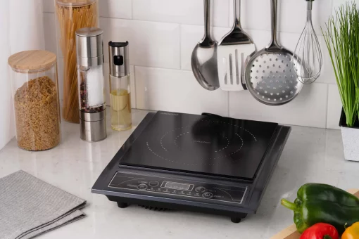 Плитка настільна Ardesto індукційна, конфорок - 1 на 2кВт, керування - сенсорне, таймер, чорний