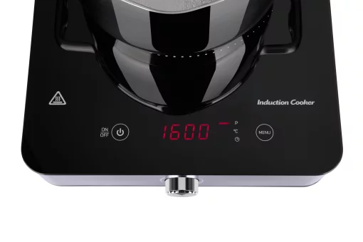 Плитка настільна Ardesto індукційна, конфорок - 1 на 1.8кВт, керування - сенсорне, таймер, чорний