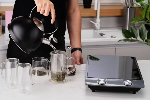 Плитка настільна Ardesto індукційна, конфорок - 2 на 1.3кВт + 1.6кВт вертик., керування - сенсорне, таймер, чорний