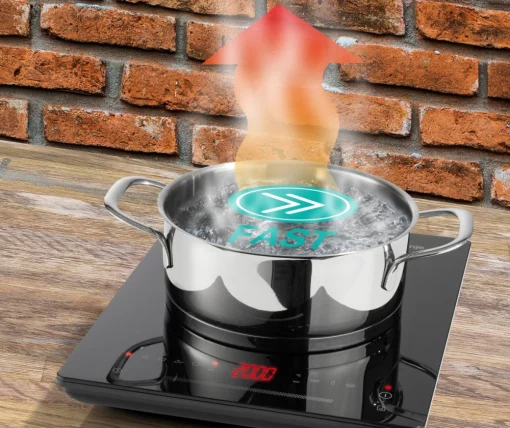 Плитка настільна Gorenje індукційна, конфорок - 1 на 2кВт, керування - сенсорне, чорний