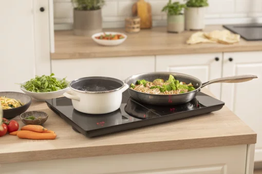 Плитка настільна Gorenje індукційна, конфорок - 2 по 2кВт, керування - сенсорне, таймер, чорний