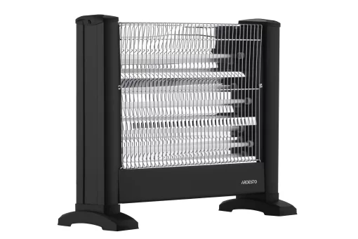 Обігрівач інфрачервоний ARDESTO кварцевий, 15м2, 1650Вт, мех. упр-ння, підлоговий, чорний
