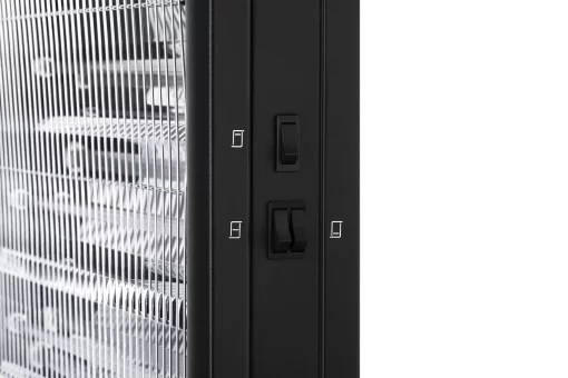 Обігрівач інфрачервоний ARDESTO кварцевий, 15м2, 1650Вт, мех. упр-ння, підлоговий, чорний