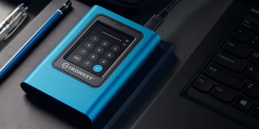 Портативний SSD Kingston IronKey 1.9TB USB 3.2 Gen 1 Type-C VP80