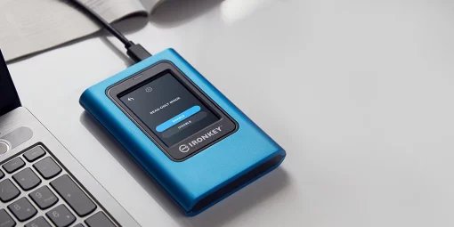 Портативний SSD Kingston IronKey 1.9TB USB 3.2 Gen 1 Type-C VP80