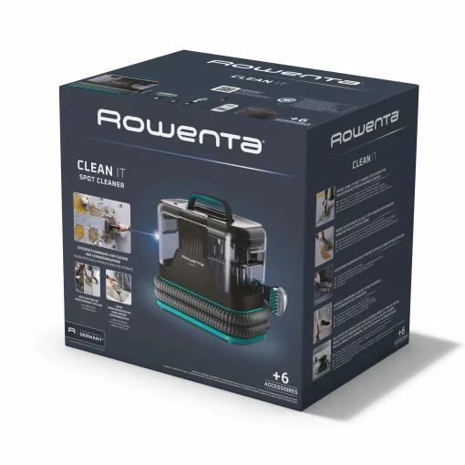 Пилосос Rowenta миючий Clean It, 750Вт, конт пил -1,5л, вода -2,3л, 13500 Па, 4 насадки, чорний