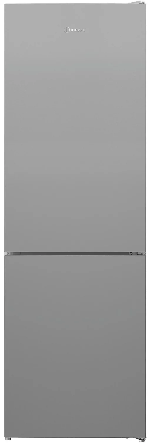 Холодильник Indesit з нижн. мороз., 185x60х67, холод.відд.-223л, мороз.відд.-120л, 2дв., А++, ST, сріблястий