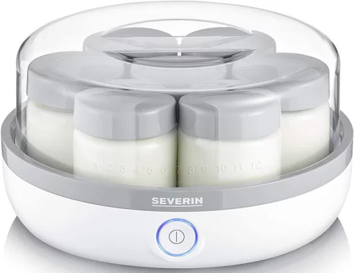 Йогуртниця  Severin 13Вт, пластик, біло-сірий