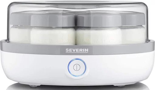 Йогуртниця  Severin 13Вт, пластик, біло-сірий