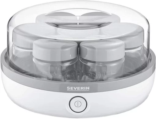 Йогуртниця  Severin 13Вт, пластик, біло-сірий