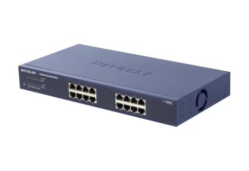 Комутатор NETGEAR JGS516 16xGE, Некерований