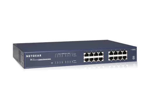 Комутатор NETGEAR JGS516 16xGE, Некерований