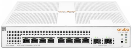 Комутатор HPE Aruba Instant On 1930, 8xGE, 2xGE SFP ports, PoE+ 124W, LT Warranty