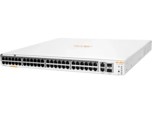Комутатор HPE Aruba Instant On 1960 48xGE, 40p Class4 8p Class6 PoE 600W, 2хSFP+10GE, 2х10GBASE-T ports, LT Warranty