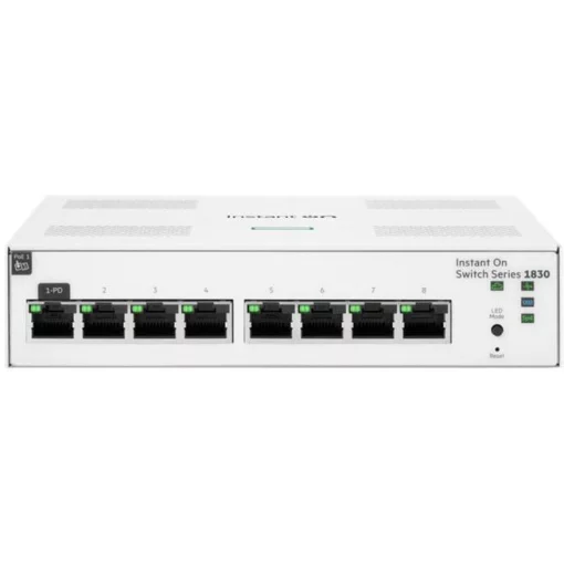 Комутатор HPE Aruba Instant On 1830 8G Switch, 8xGE, LT Warranty