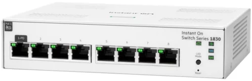 Комутатор HPE Aruba Instant On 1830 8G Switch, 8xGE, LT Warranty