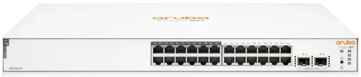 Комутатор HPE Aruba Instant On 1830 24xGE, 1-12p Class4 PoE 195W, 2SFP 1GbE ports, LT Warranty