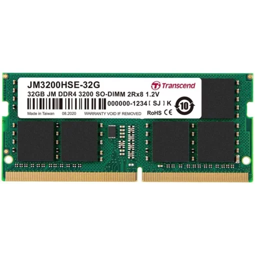 Пам'ять ноутбука Transcend DDR4 32GB 3200