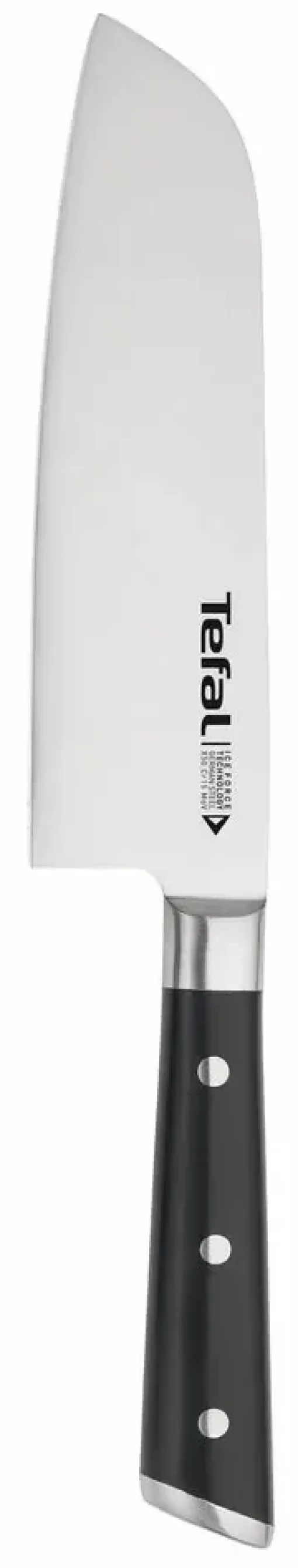 Набір ножів Tefal Ice Force, 2шт, нержавіюча сталь, пластик, чорний