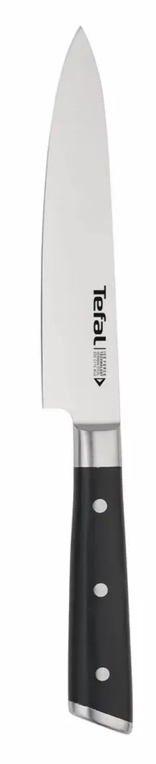 Набір ножів Tefal Ice Force, 2шт, нержавіюча сталь, пластик, чорний