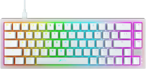 Клавіатура механічна Xtrfy K5 68Key, Kailh Red, USB-A, EN/UA, Hot-swap, RGB, Чорний