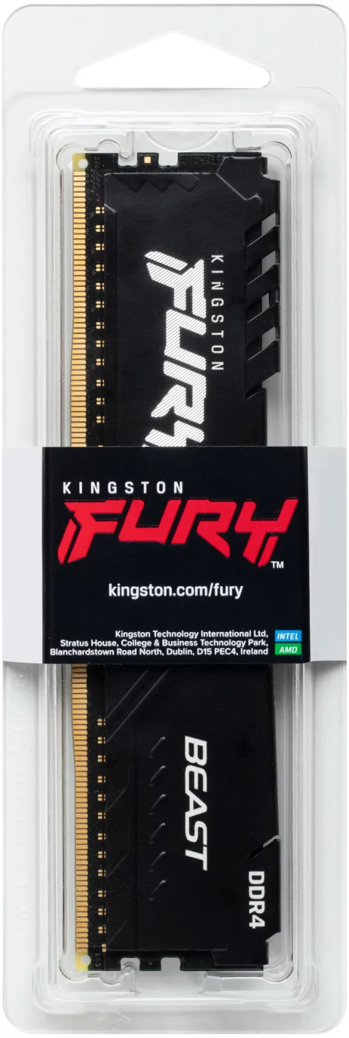 Пам'ять ПК Kingston DDR4 16GB 3200 FURY Beast