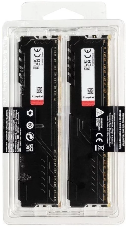 Пам'ять ПК Kingston DDR4 16GB KIT (8GBx2) 3200 FURY Beast