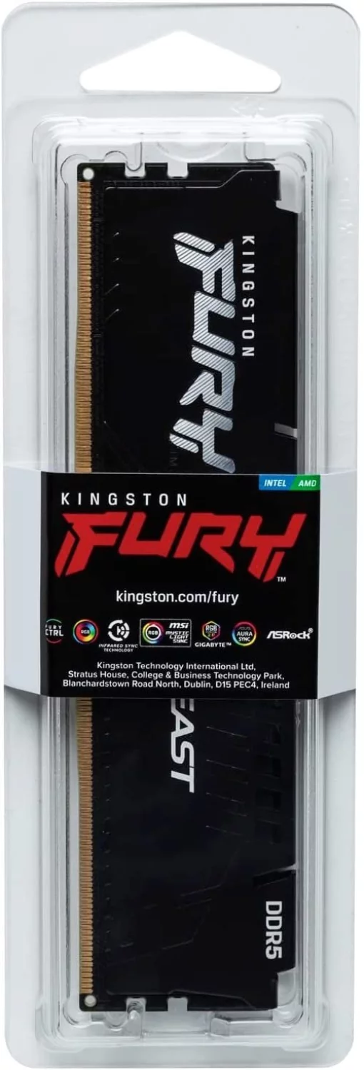 Пам'ять ПК Kingston DDR5 16GB 5600 FURY Beast  EXPO