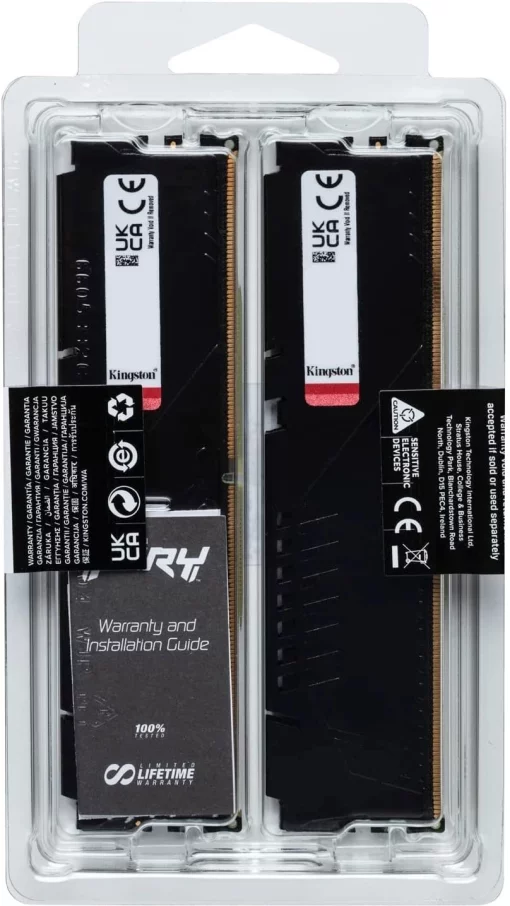 Пам'ять ПК Kingston DDR5 32GB KIT (16GBx2) 5600 FURY Beast  EXPO
