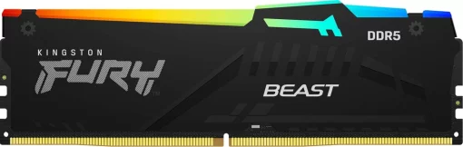 Пам'ять ПК Kingston DDR5 16GB 5600 FURY  Beast RGB