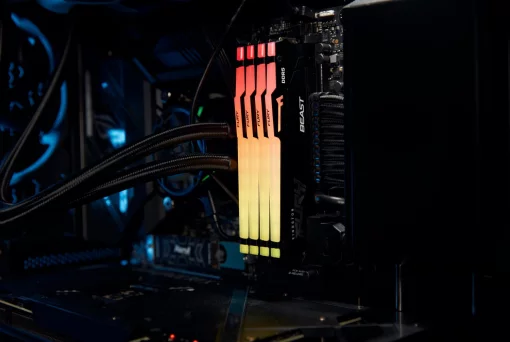 Пам'ять ПК Kingston DDR5 16GB 5600 FURY  Beast RGB