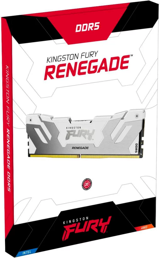 Пам'ять ПК Kingston DDR5 32GB 6000 FURY Renegade XMP Білий