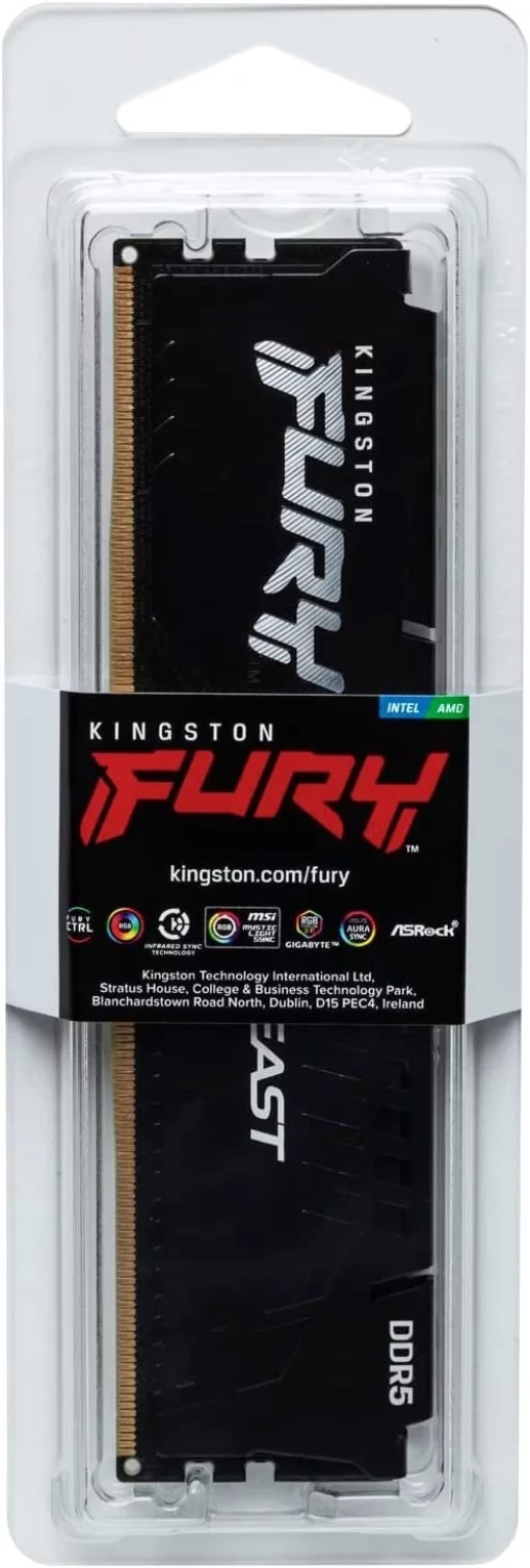 Пам'ять ПК Kingston DDR5 32GB 6000 FURY Beast  EXPO