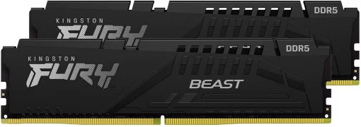Пам'ять ПК Kingston DDR5 16GB KIT (8GBx2) 6000 FURY Beast Black EXPO