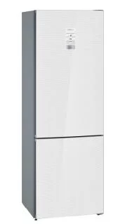 Холодильник Siemens з нижн. мороз., 203x70x67, xолод.відд.-330л, мороз.відд.-105л, 2дв., А++, NF, дисплей, білий